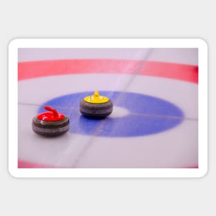 Curling / Swiss Artwork Photography Sticker